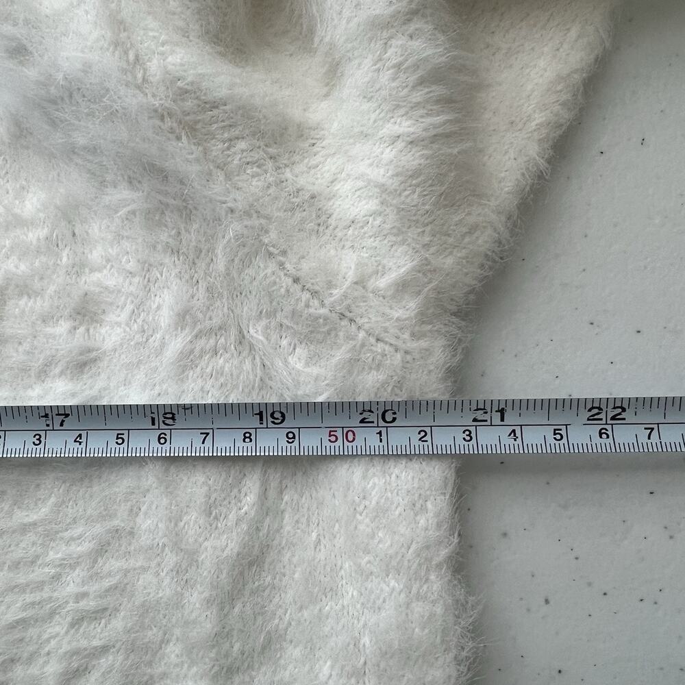 Anthroplogie Bella Dahl oversized Fuzzy Longline Cardigan Sweater Sz M Pockets - Picture 11 of 12